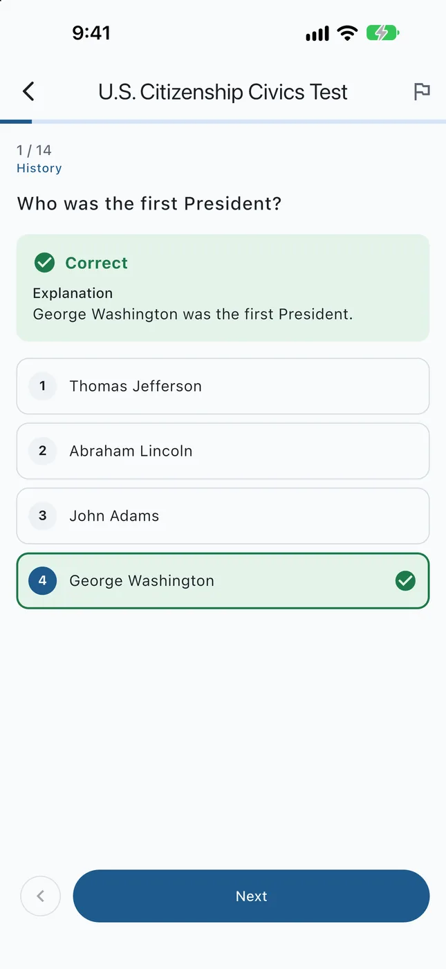 Hapit Practice answer and explanation screen